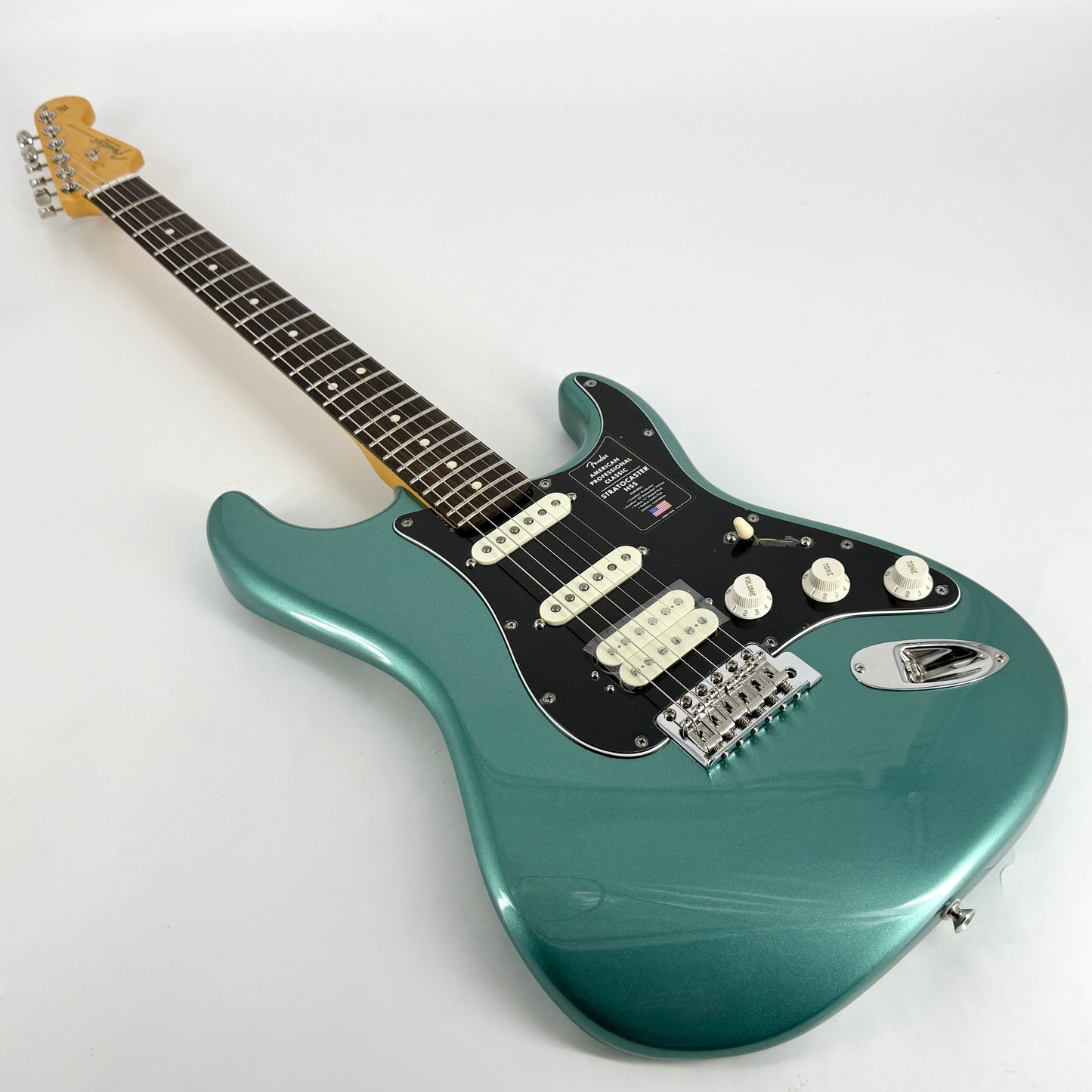2025 Fender American Professional Classic Stratocaster HSS – Faded Sherwood Green Metallic