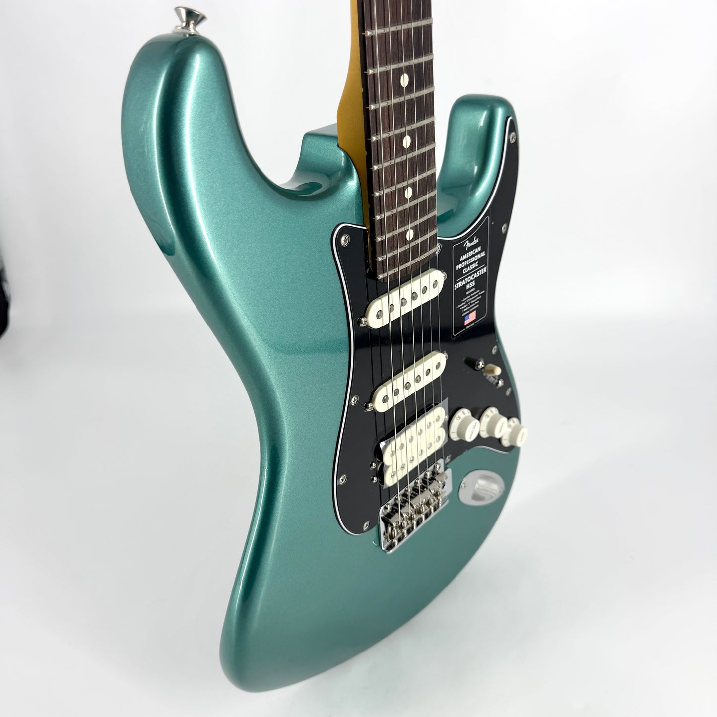 2025 Fender American Professional Classic Stratocaster HSS – Faded Sherwood Green Metallic