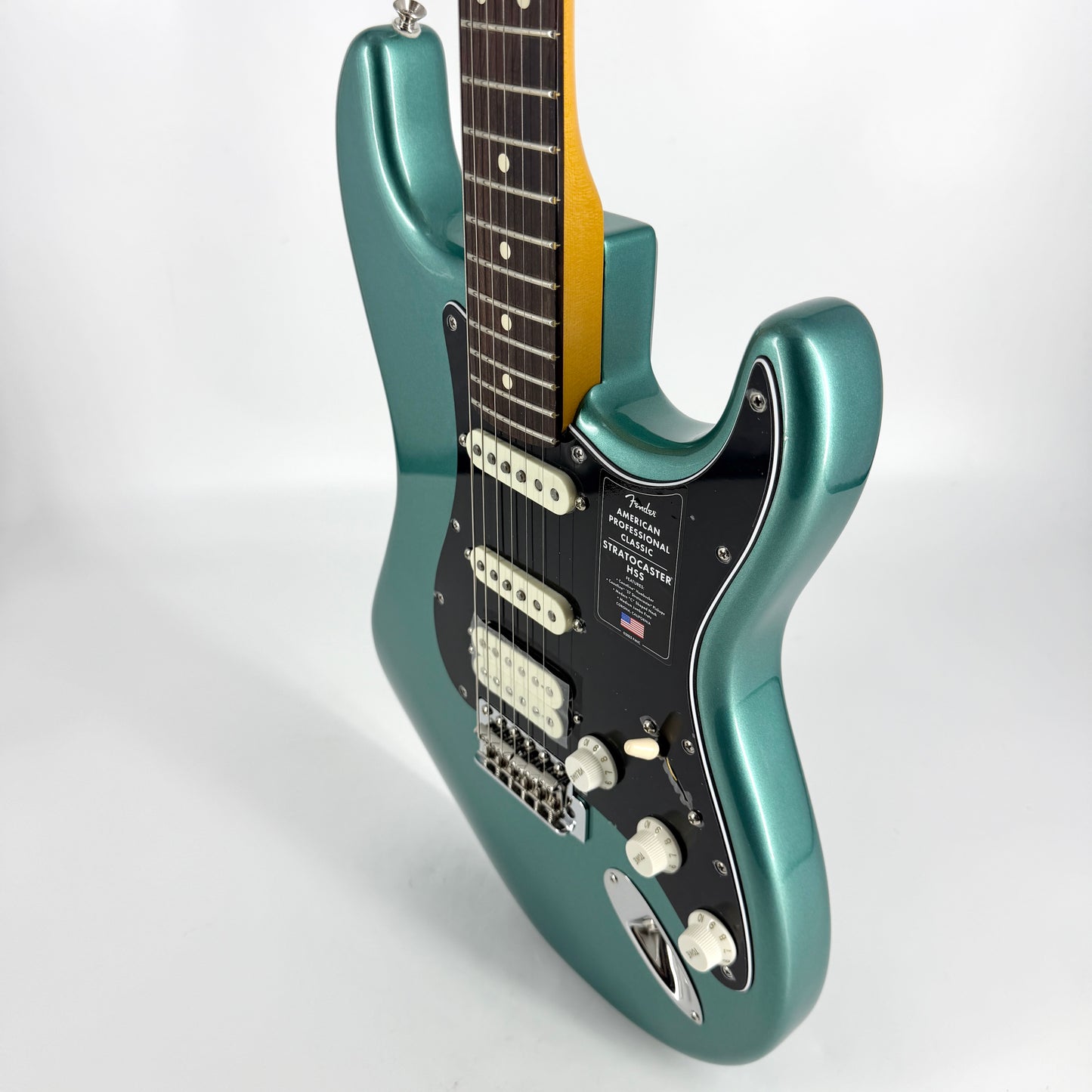 2025 Fender American Professional Classic Stratocaster HSS – Faded Sherwood Green Metallic