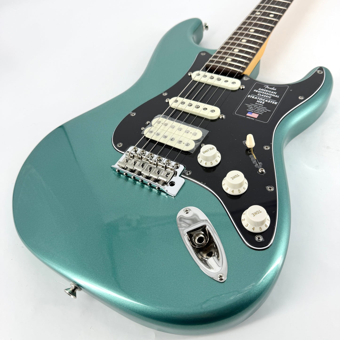 2025 Fender American Professional Classic Stratocaster HSS – Faded Sherwood Green Metallic