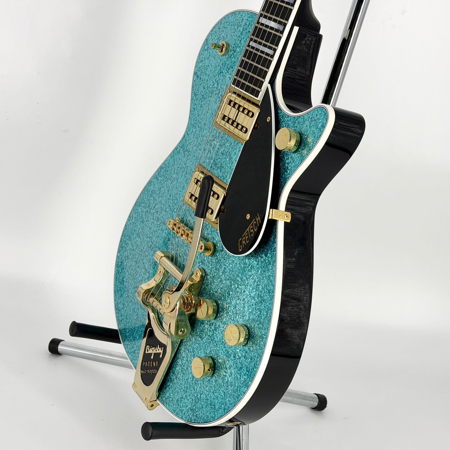 2022 Gretsch G6229TG Players Edition Jet - Ocean Turquoise Sparkle