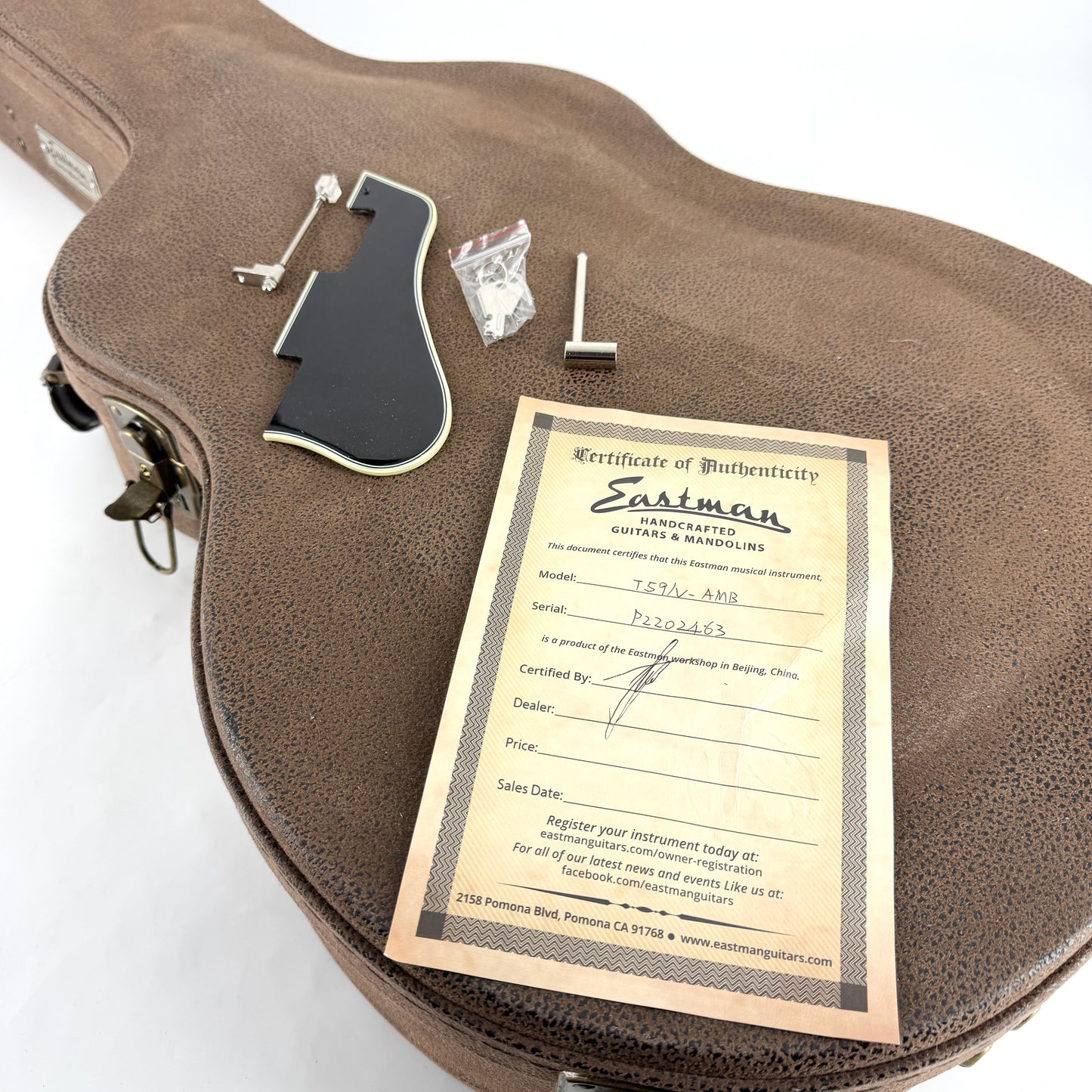 2022 Eastman T59/V - Antique Amber