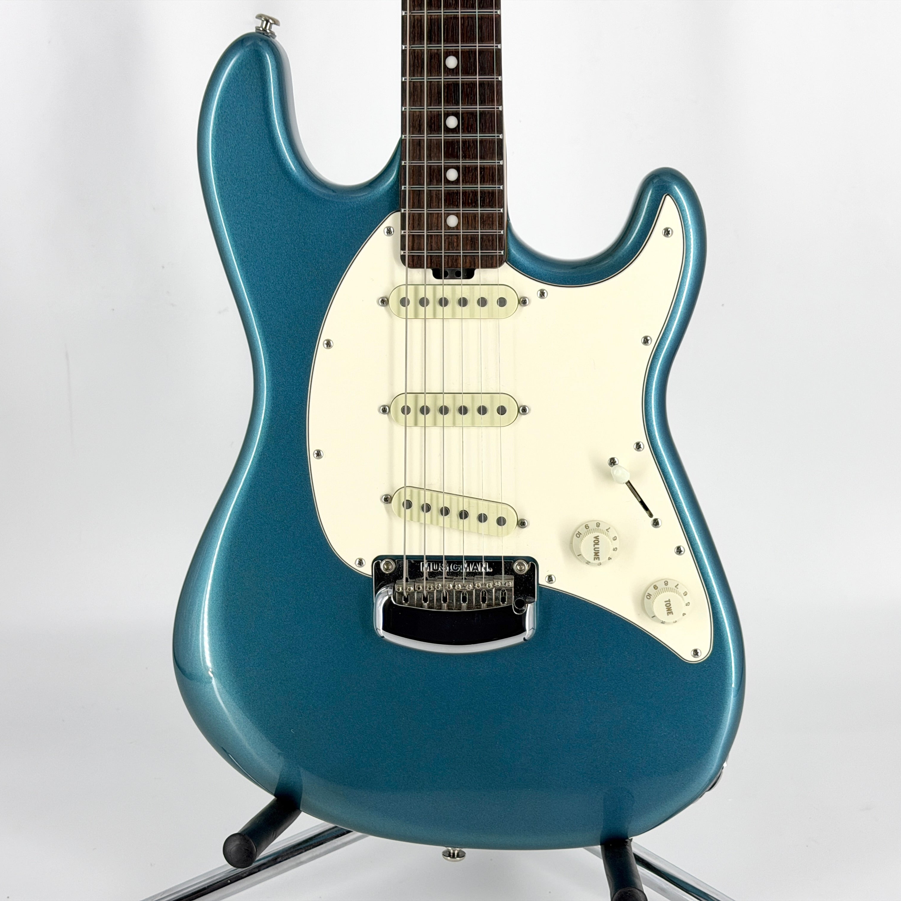 2016 Ernie Ball Music Man Cutlass – Vintage Turquoise – Jordan Guitars
