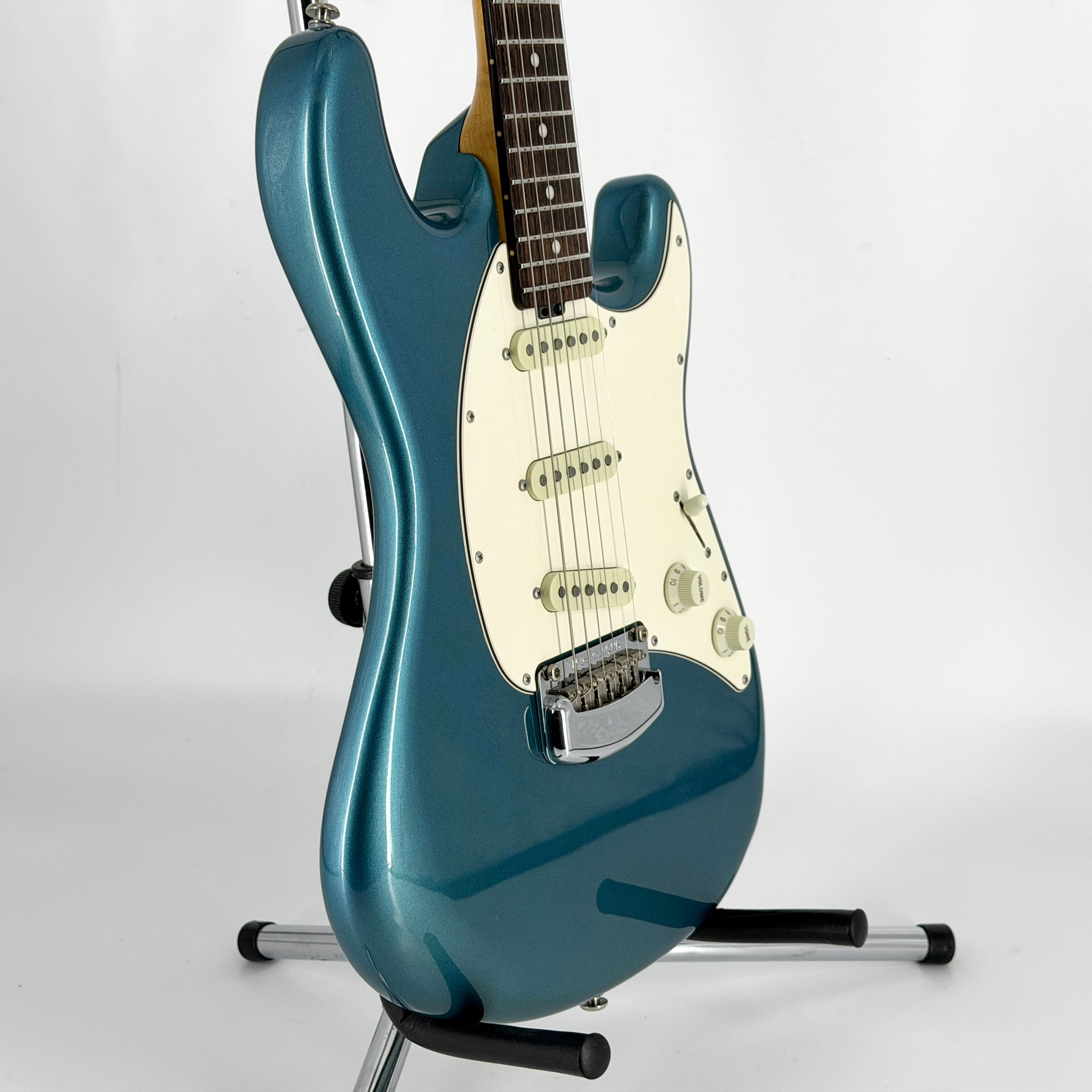 2016 Ernie Ball Music Man Cutlass – Vintage Turquoise – Jordan Guitars