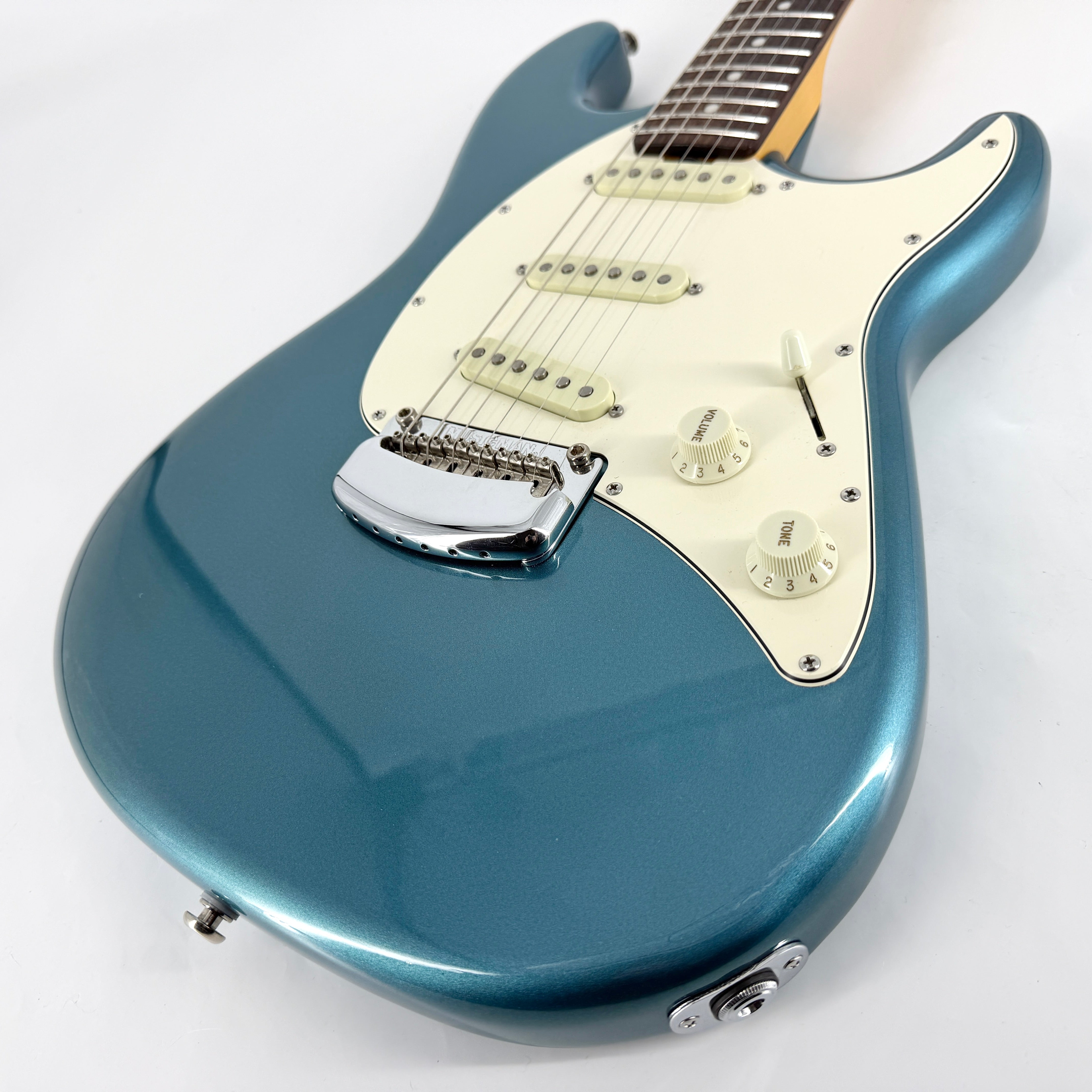 2016 Ernie Ball Music Man Cutlass – Vintage Turquoise – Jordan Guitars