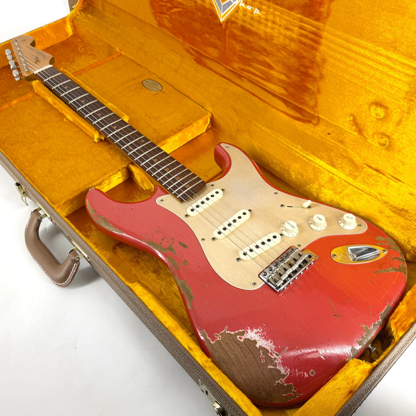 2017 Fender Custom Shop Limited Edition '59 Stratocaster Heavy Relic Roasted - Aged Fiesta Red