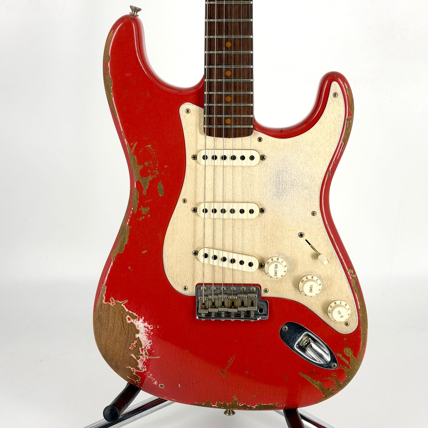 2017 Fender Custom Shop Limited Edition '59 Stratocaster Heavy Relic Roasted - Aged Fiesta Red