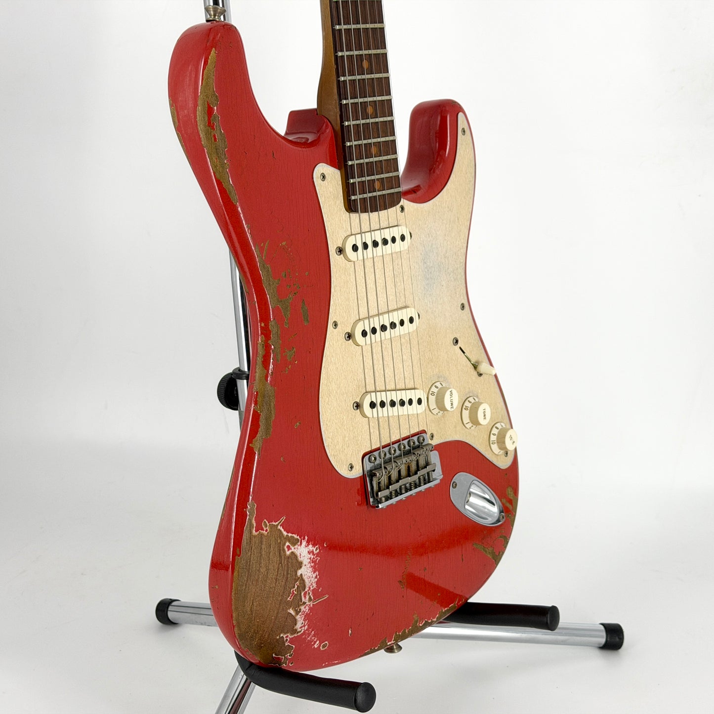 2017 Fender Custom Shop Limited Edition '59 Stratocaster Heavy Relic Roasted - Aged Fiesta Red