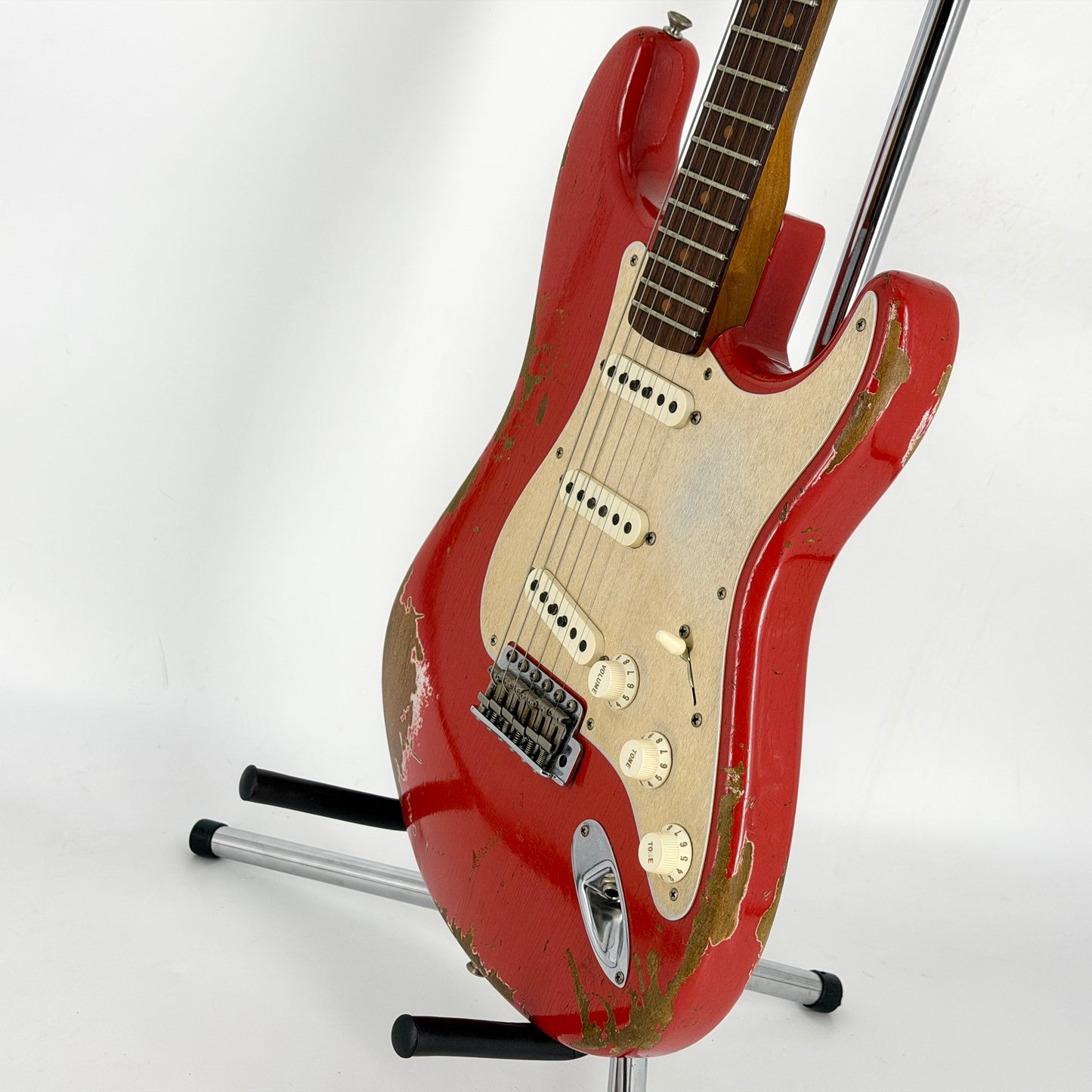 2017 Fender Custom Shop Limited Edition '59 Stratocaster Heavy Relic Roasted - Aged Fiesta Red