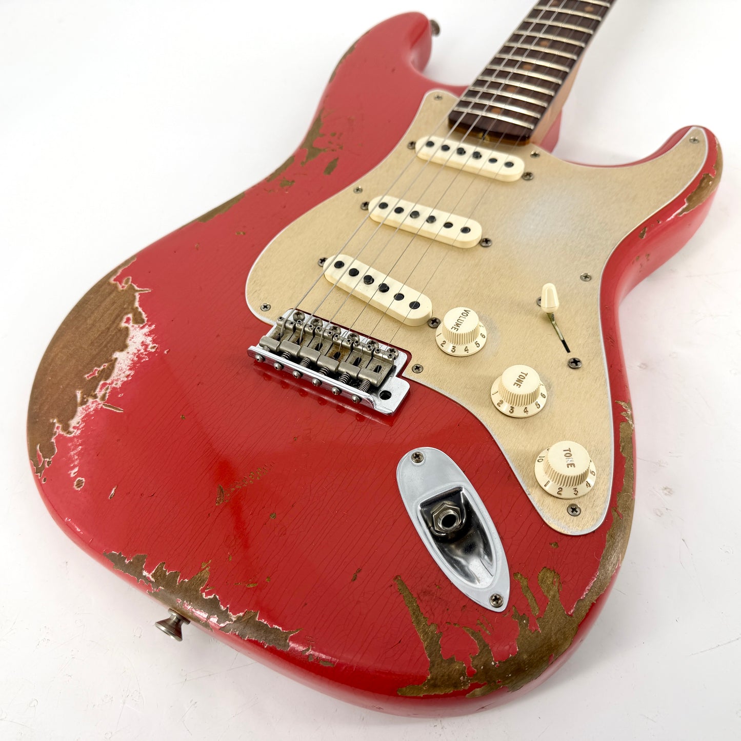 2017 Fender Custom Shop Limited Edition '59 Stratocaster Heavy Relic Roasted - Aged Fiesta Red