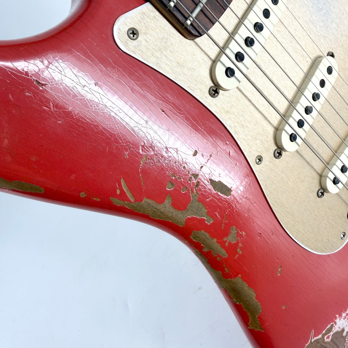 2017 Fender Custom Shop Limited Edition '59 Stratocaster Heavy Relic Roasted - Aged Fiesta Red