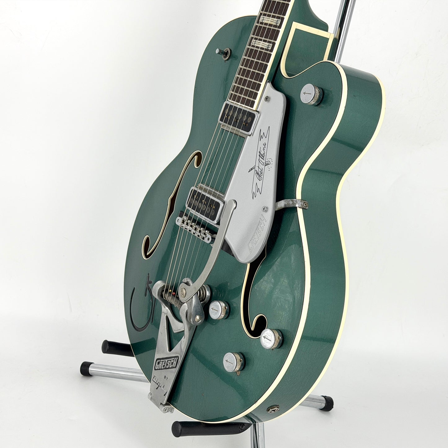 2021 Gretsch Custom Shop G6120 Masterbuilt Stephen Stern - Aged Sherwood Green Metallic