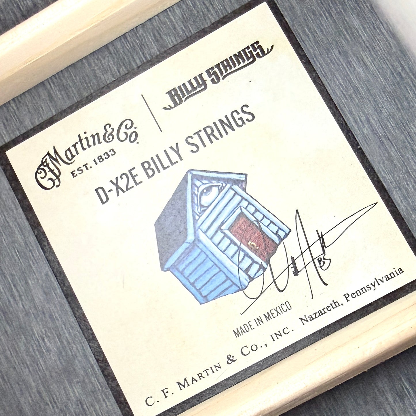 2025 Martin X-Series D-X2E Billy Strings – Natural