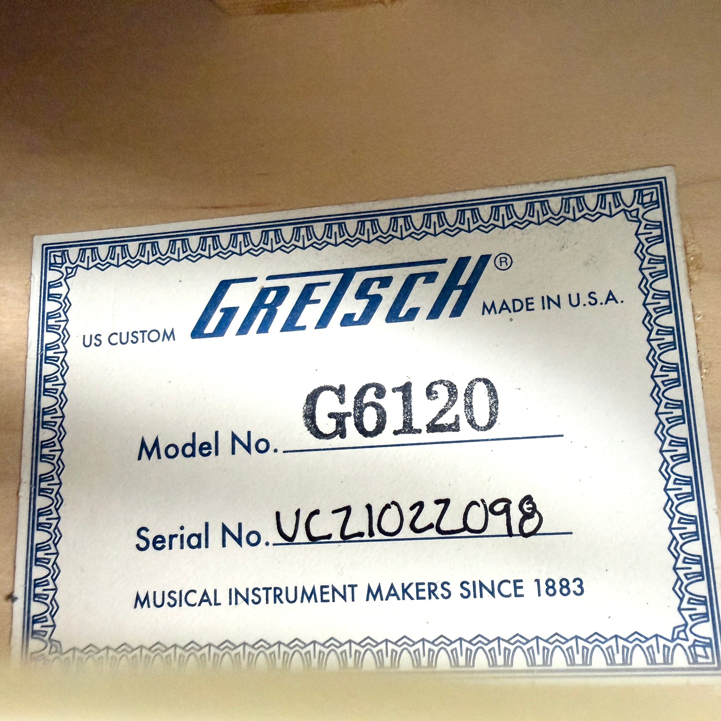 2021 Gretsch Custom Shop G6120 Masterbuilt Stephen Stern - Aged Sherwood Green Metallic