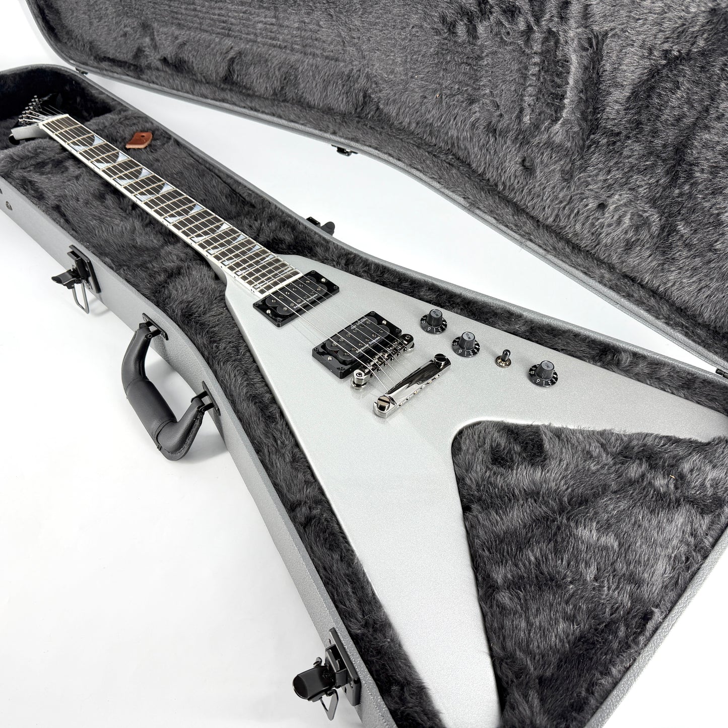 2023 Gibson Dave Mustaine Flying V EXP - Silver Metallic