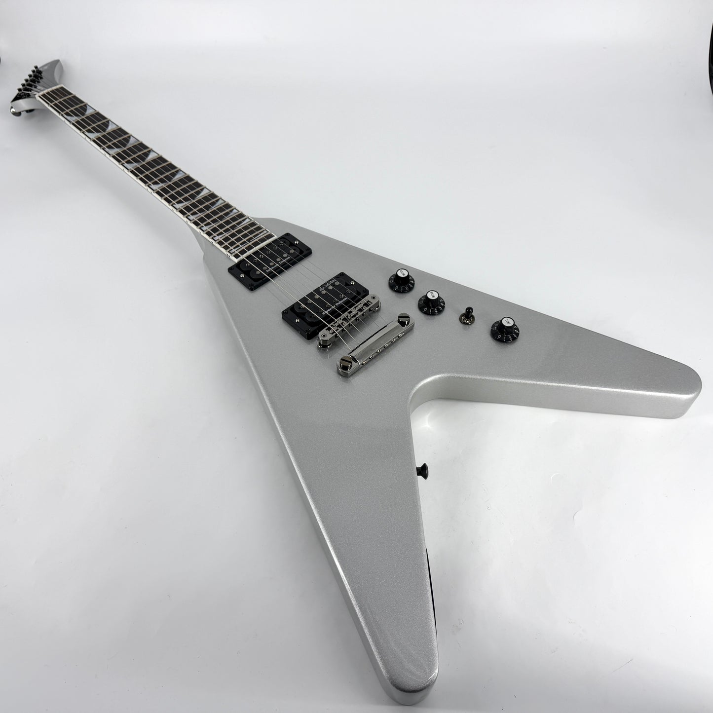 2023 Gibson Dave Mustaine Flying V EXP - Silver Metallic