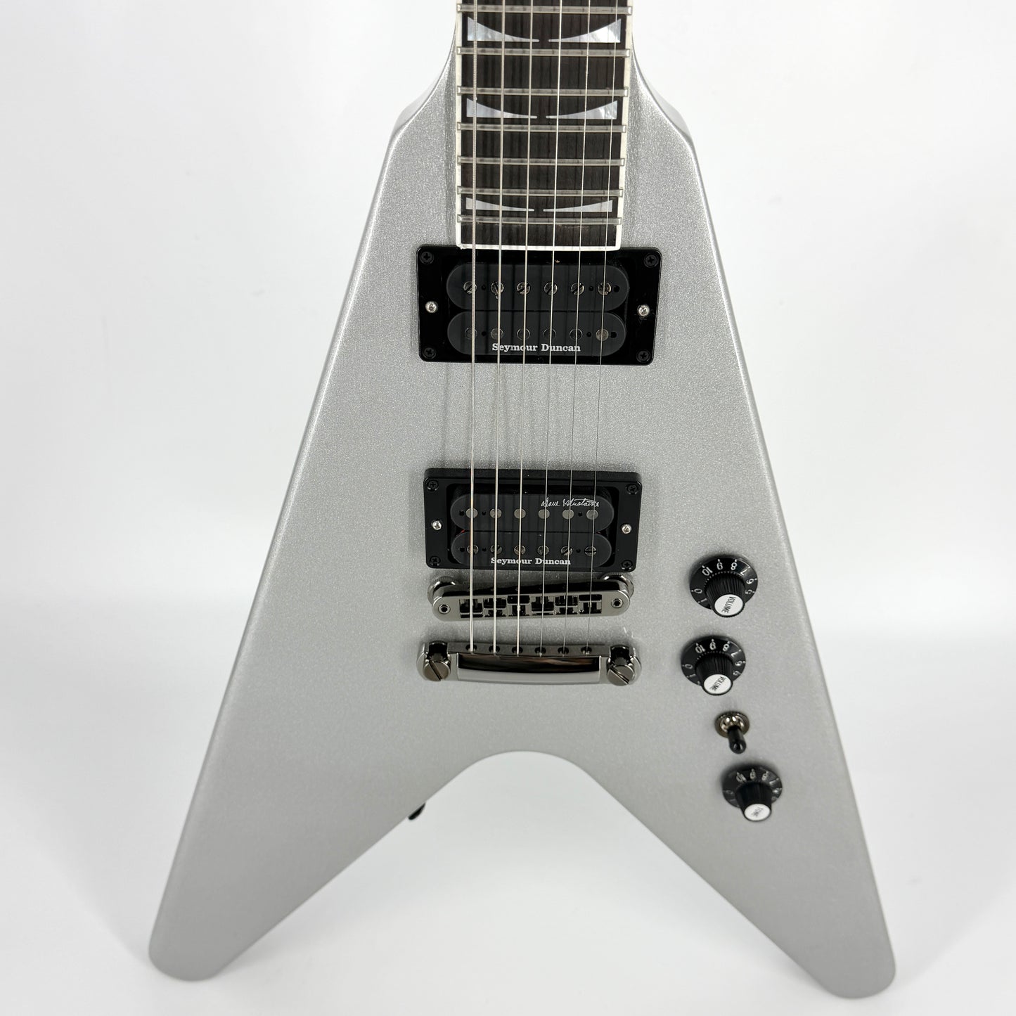 2023 Gibson Dave Mustaine Flying V EXP - Silver Metallic