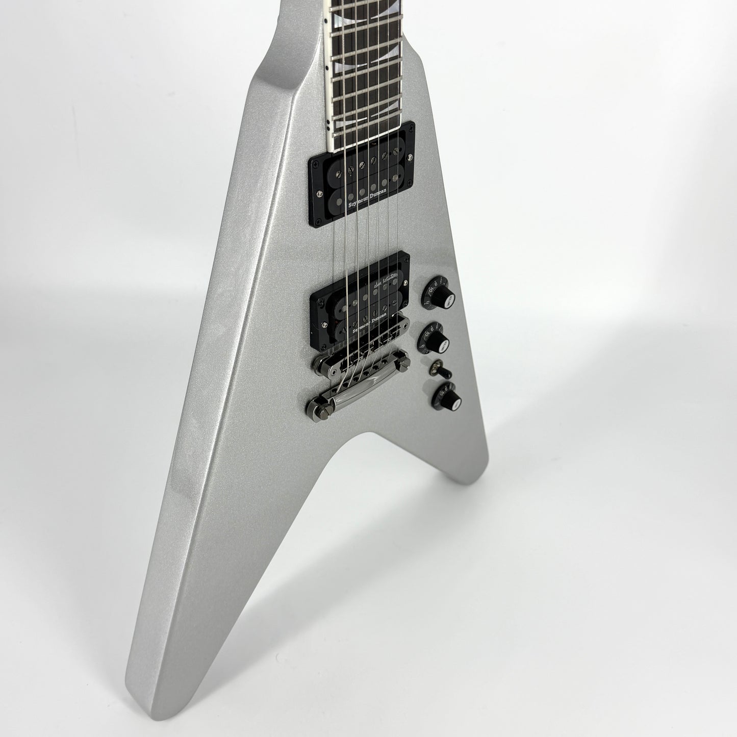 2023 Gibson Dave Mustaine Flying V EXP - Silver Metallic