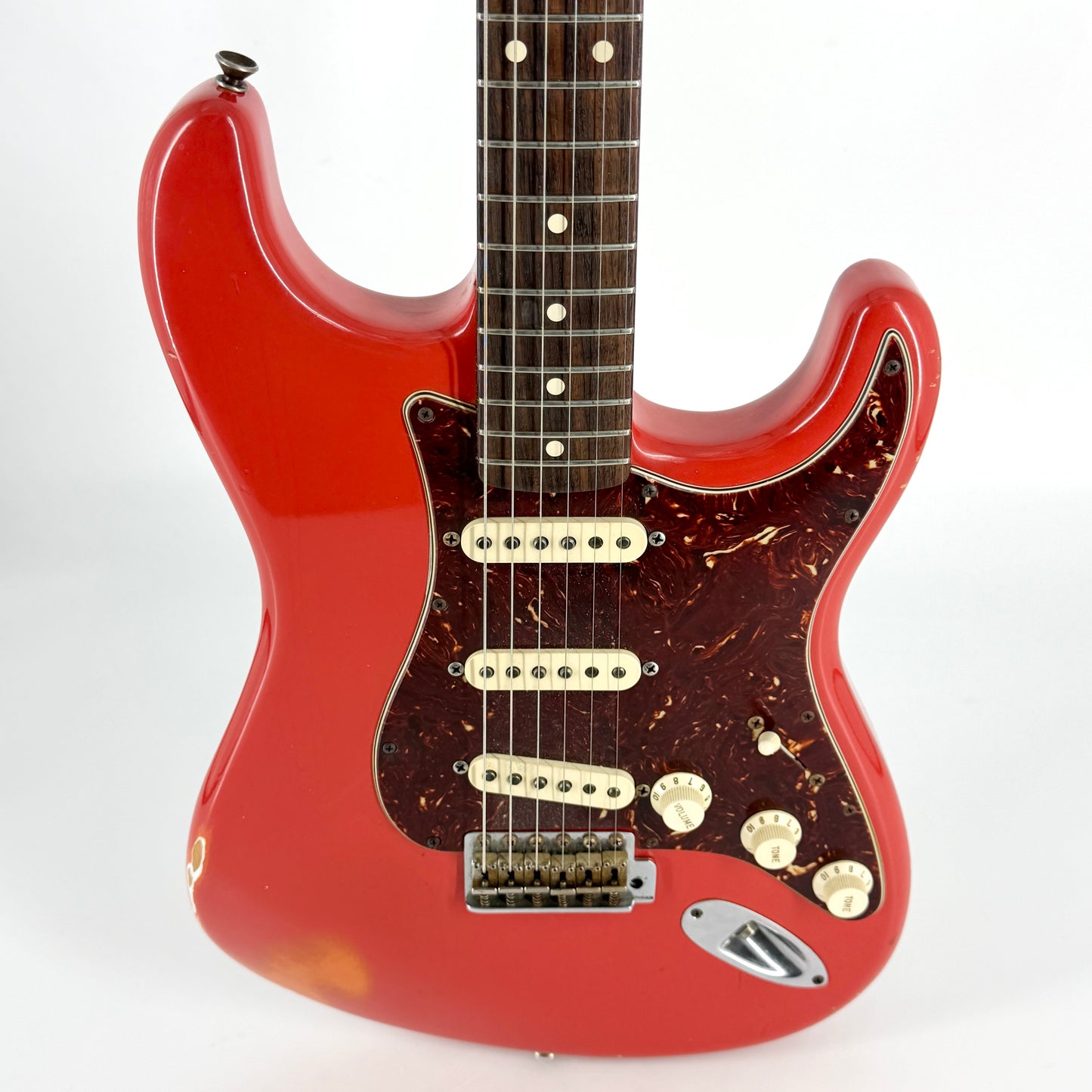 2010 Fender Custom Shop Limited Edition ’62 Stratocaster Relic Abby Ybarra - Fiesta Red