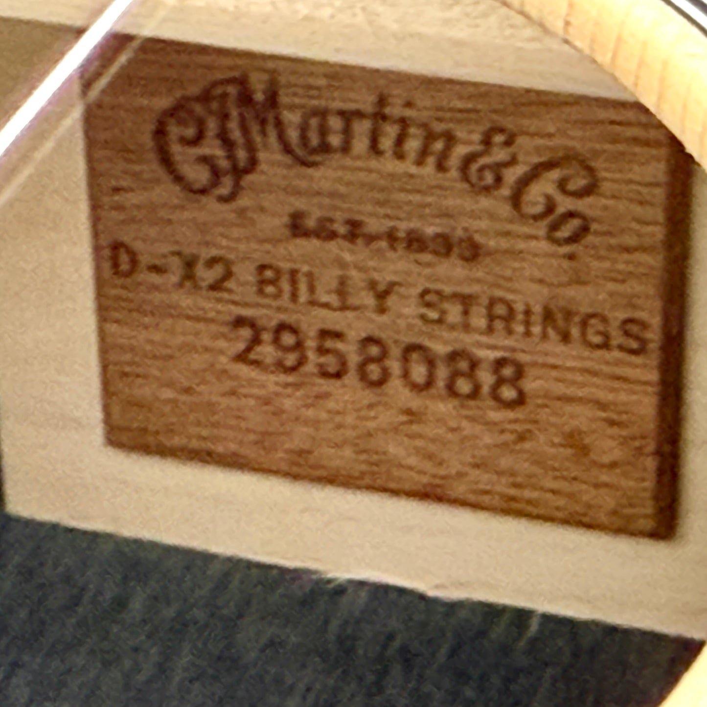 2025 Martin X-Series D-X2E Billy Strings – Natural