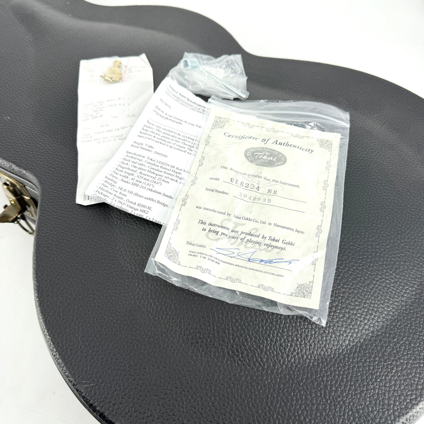 2020 Tokai UES224 – See Through Red Nitro