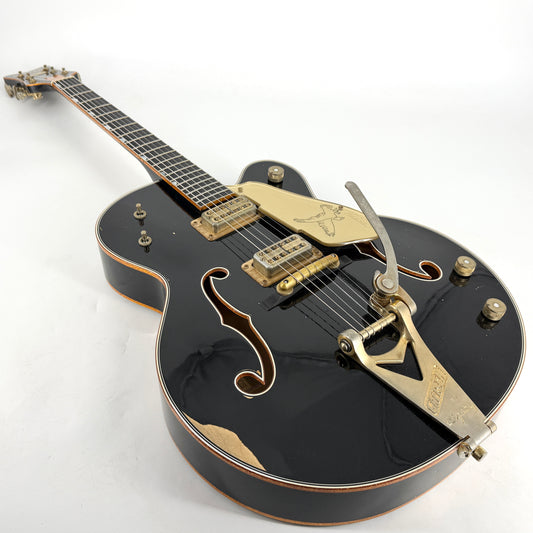 2016 Gretsch Custom Shop Stephen Stern Masterbuilt Black Falcon Relic - G6136-CS