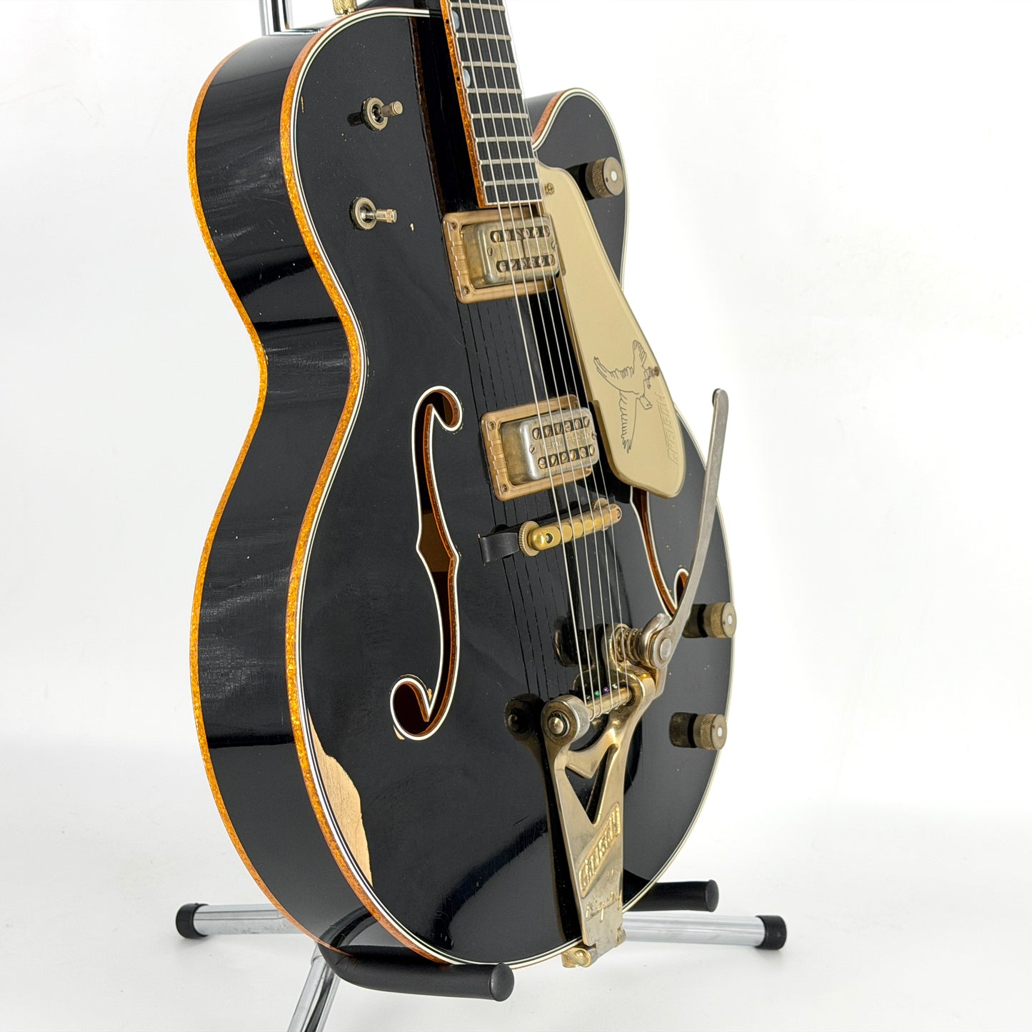 2016 Gretsch Custom Shop Stephen Stern Masterbuilt Black Falcon Relic - G6136-CS