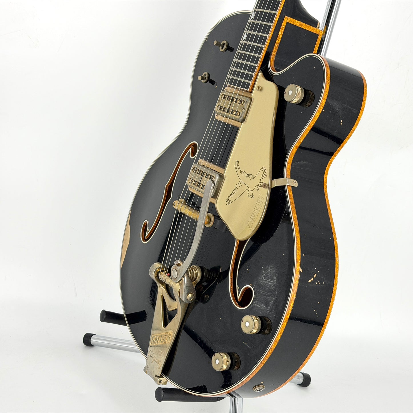 2016 Gretsch Custom Shop Stephen Stern Masterbuilt Black Falcon Relic - G6136-CS