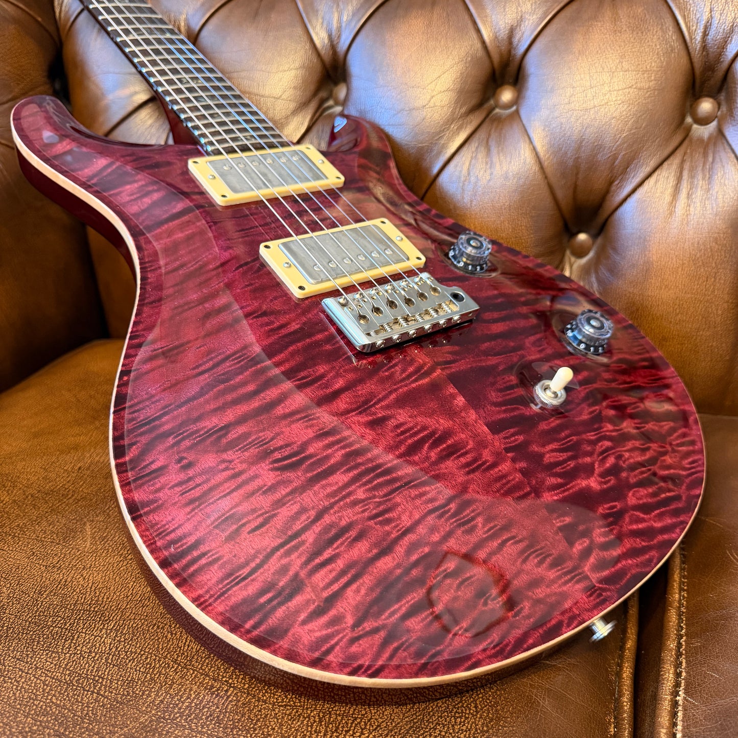 2008 PRS Limited Edition 57/08 Custom 24 10-Top - Cranberry Quilt