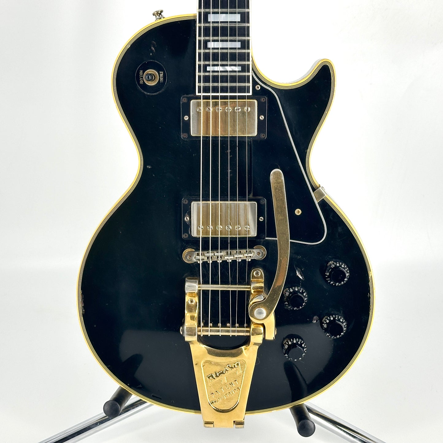 1999 Gibson Custom Shop Historic '57 Les Paul Custom Black Beauty with Bigsby - Ebony