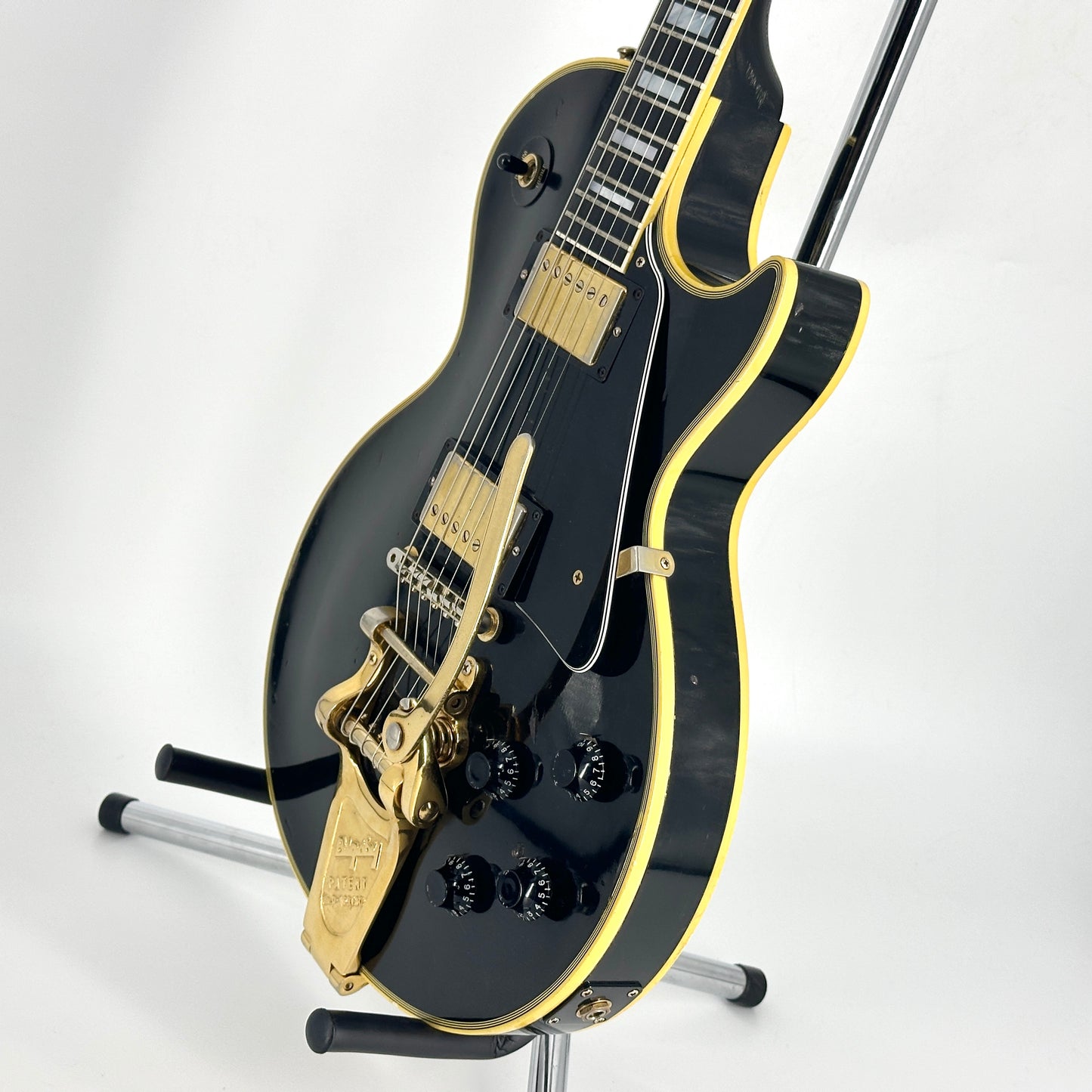 1999 Gibson Custom Shop Historic '57 Les Paul Custom Black Beauty with Bigsby - Ebony