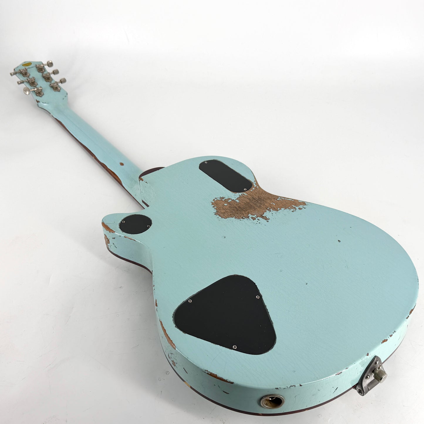 2023 Gretsch Custom Shop Masterbuilt Chad Henrichsen G6128-CS Duo Jet Heavy Relic - Motor City Blue