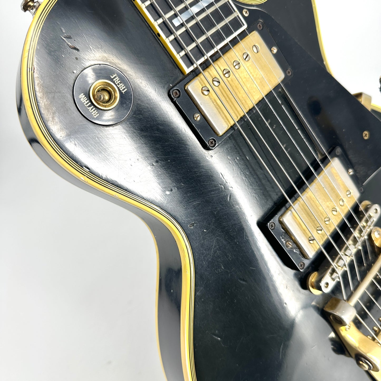 1999 Gibson Custom Shop Historic '57 Les Paul Custom Black Beauty with Bigsby - Ebony