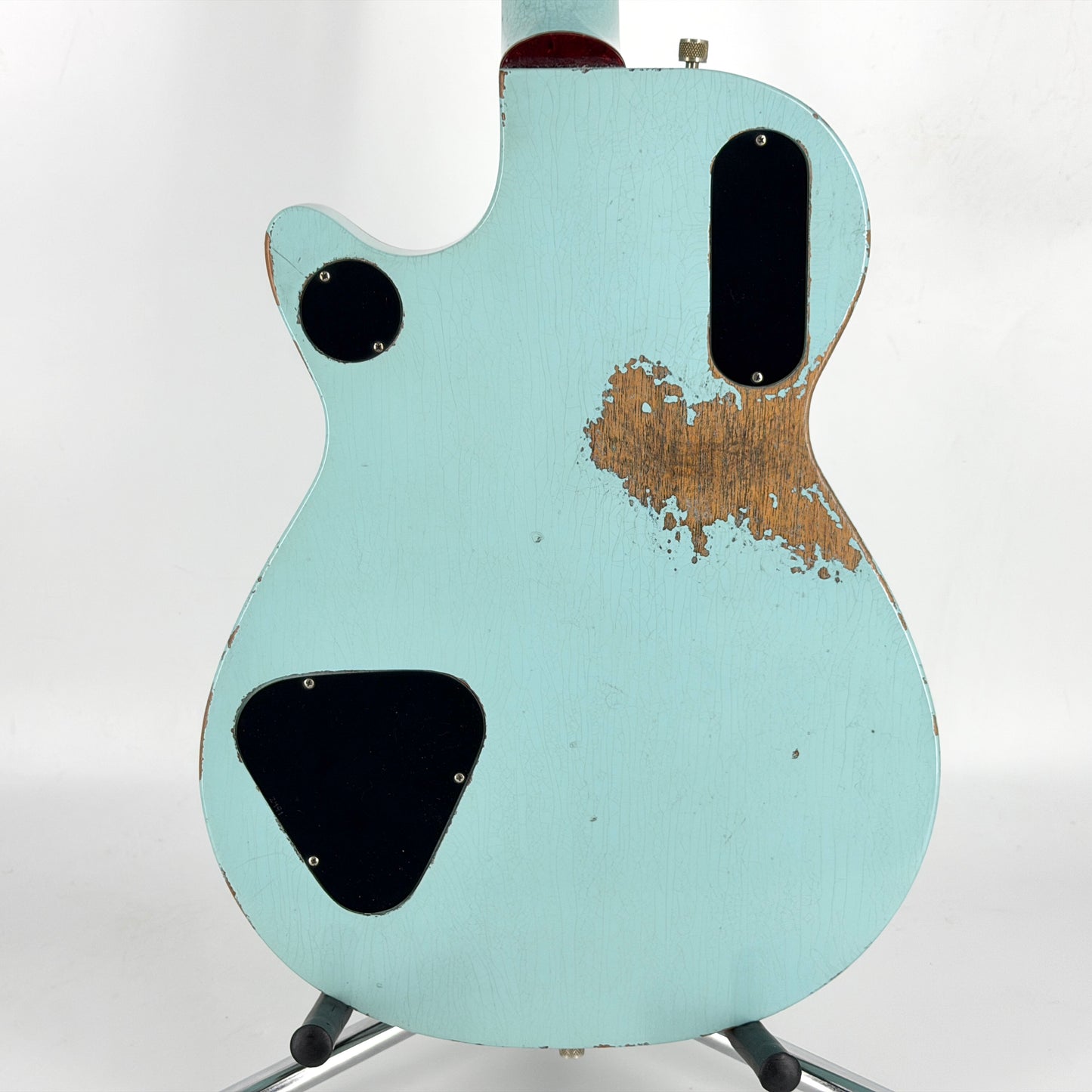 2023 Gretsch Custom Shop Masterbuilt Chad Henrichsen G6128-CS Duo Jet Heavy Relic - Motor City Blue