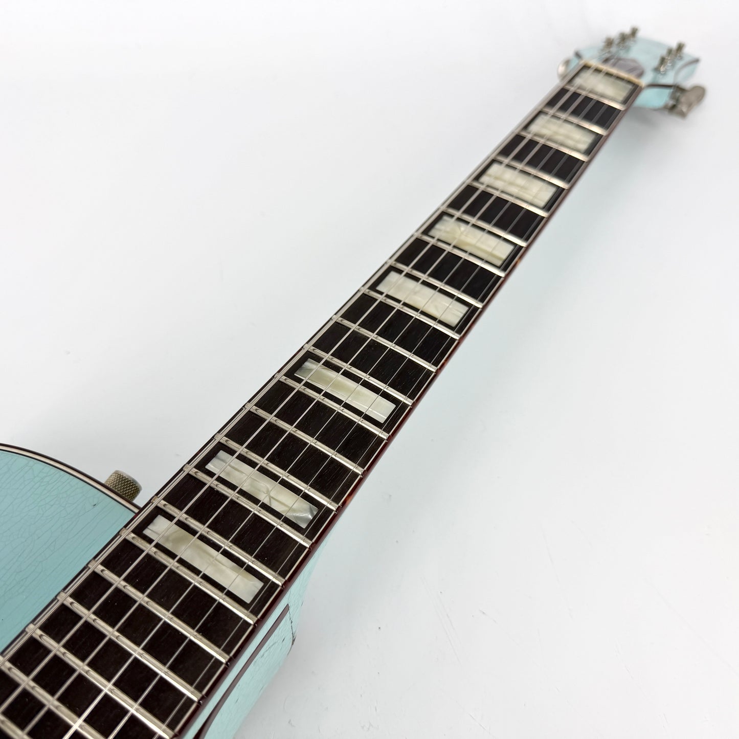 2023 Gretsch Custom Shop Masterbuilt Chad Henrichsen G6128-CS Duo Jet Heavy Relic - Motor City Blue
