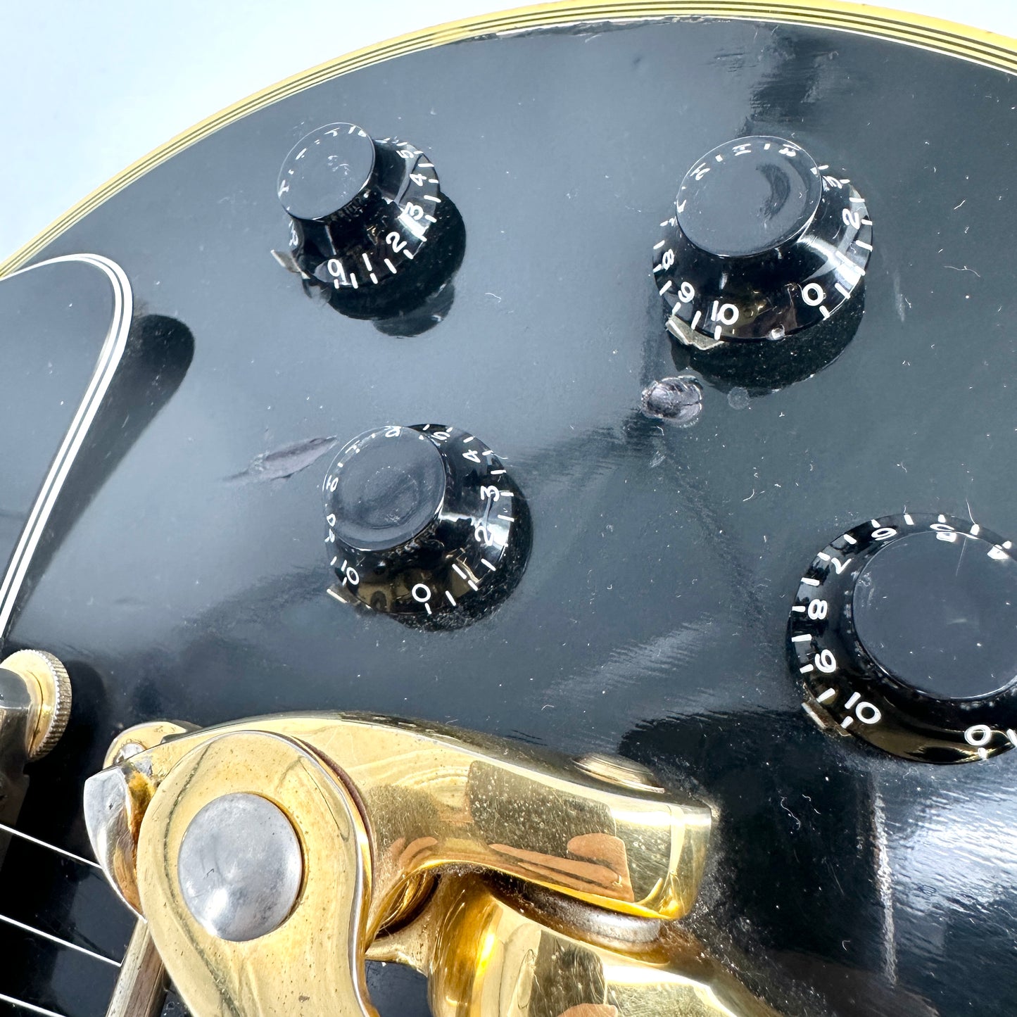 1999 Gibson Custom Shop Historic '57 Les Paul Custom Black Beauty with Bigsby - Ebony