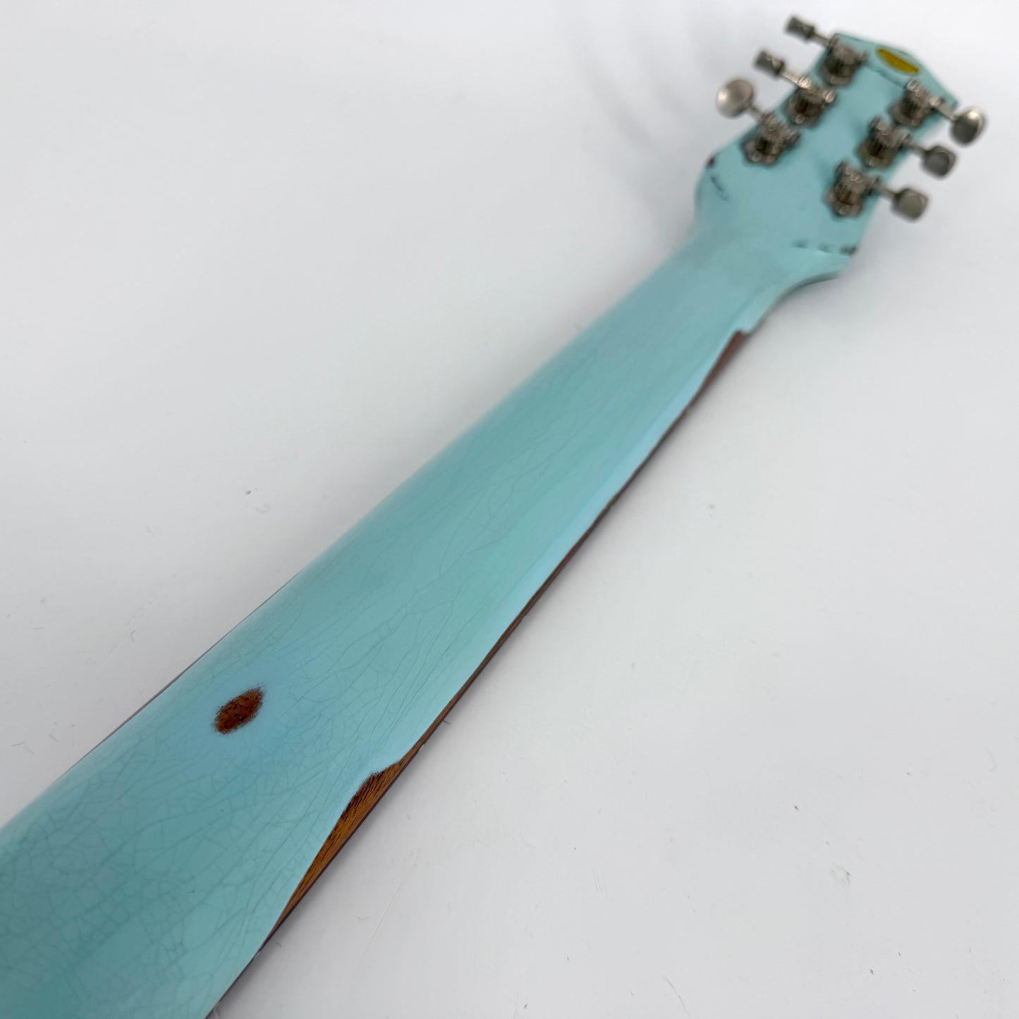 2023 Gretsch Custom Shop Masterbuilt Chad Henrichsen G6128-CS Duo Jet Heavy Relic - Motor City Blue