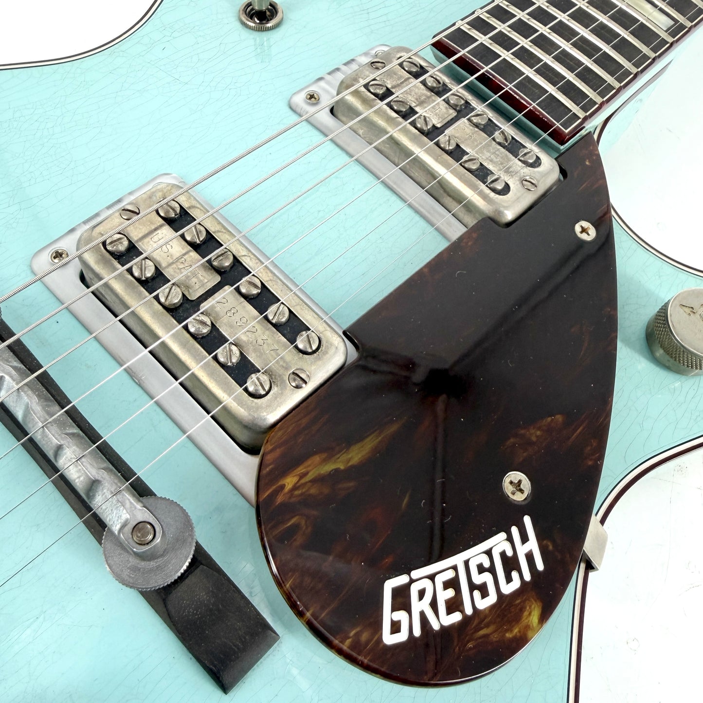 2023 Gretsch Custom Shop Masterbuilt Chad Henrichsen G6128-CS Duo Jet Heavy Relic - Motor City Blue