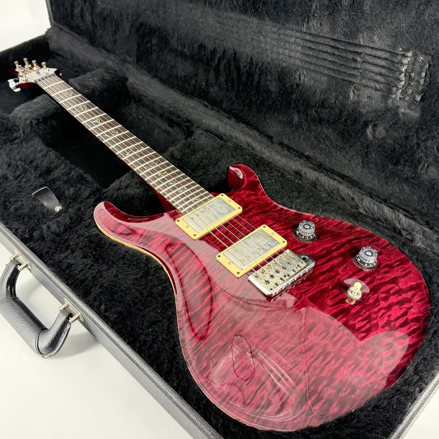 2008 PRS Limited Edition 57/08 Custom 24 10-Top - Cranberry Quilt