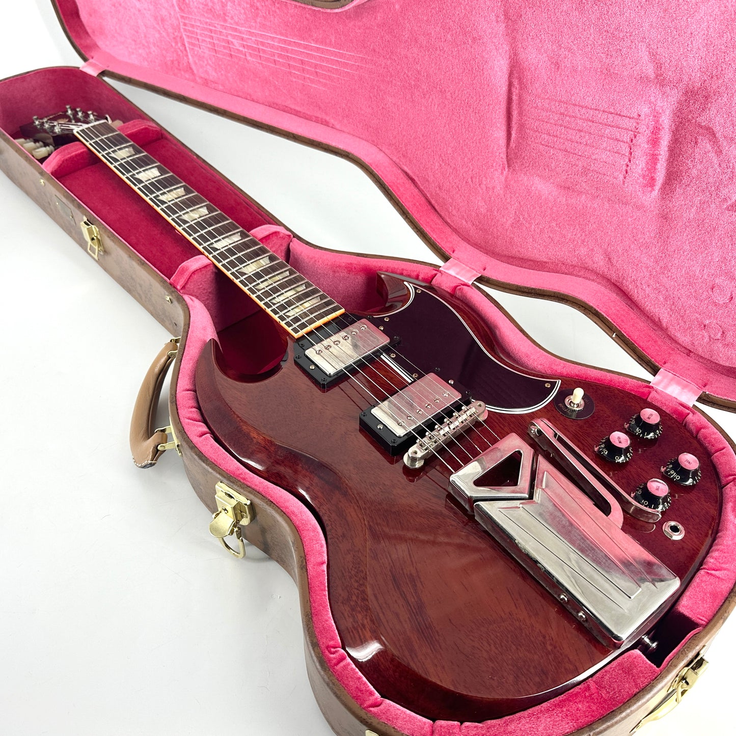 2021 Gibson Custom Shop 60th Anniversary 1961 Les Paul SG Standard w/ Sideways Vibrola - Cherry VOS