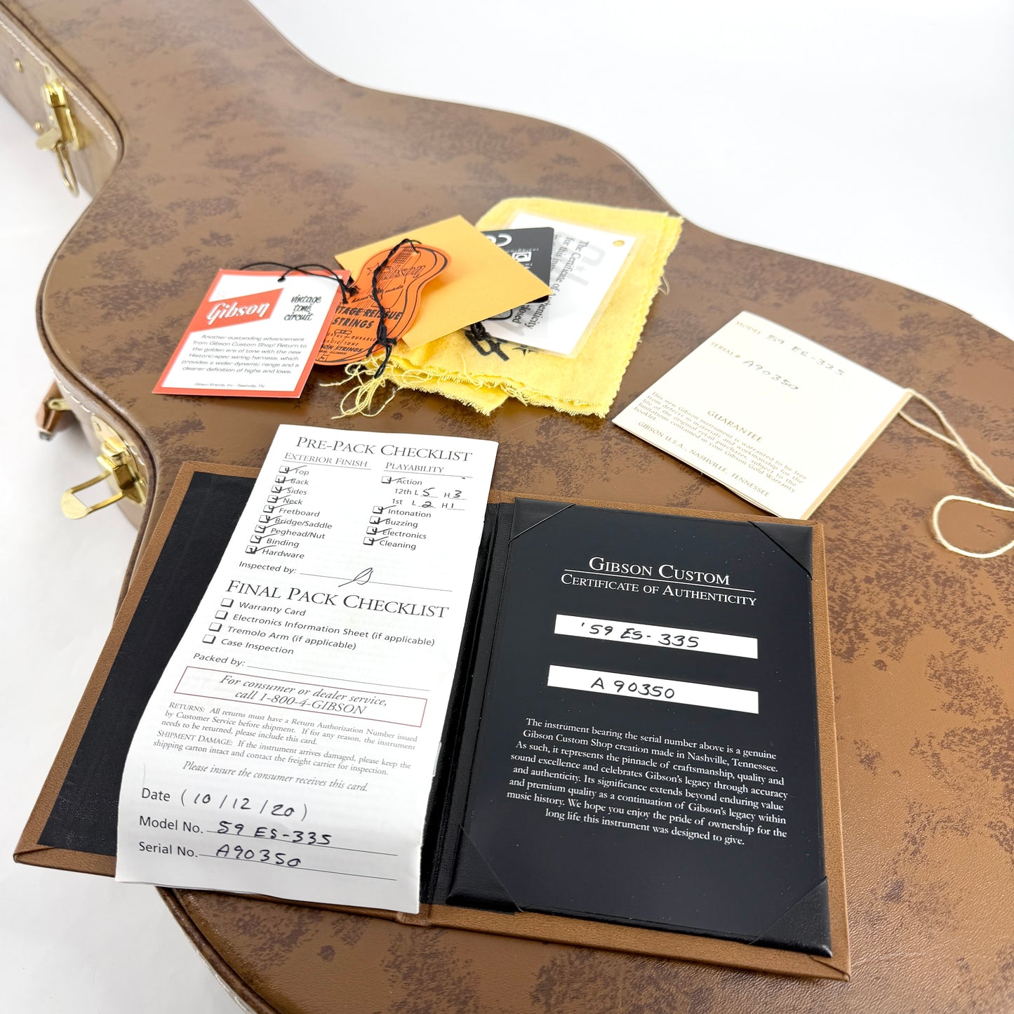 2020 Gibson Custom Shop ’59 ES-335 VOS – Natural