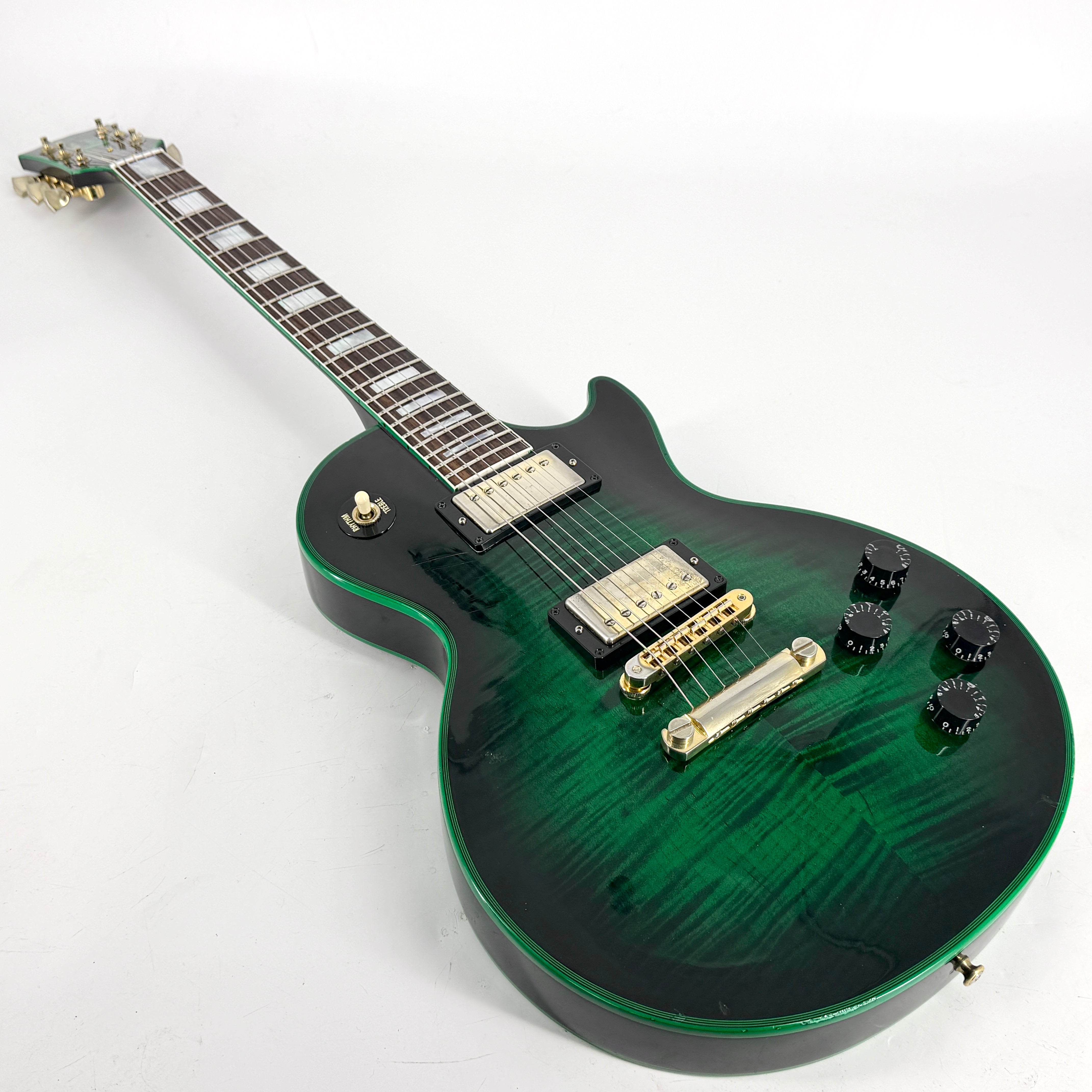 2012 Gibson Limited Edition Les Paul Custom – Green Widow – Jordan