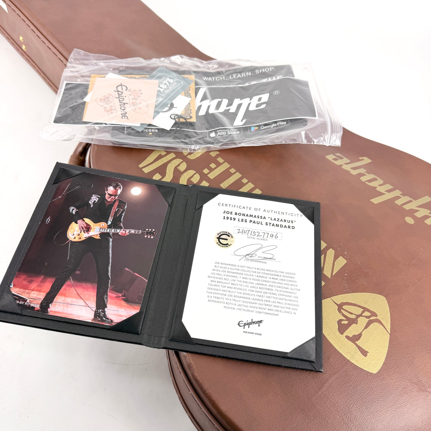 2021 Epiphone Joe Bonamassa 1959 Les Paul Standard Lazarus