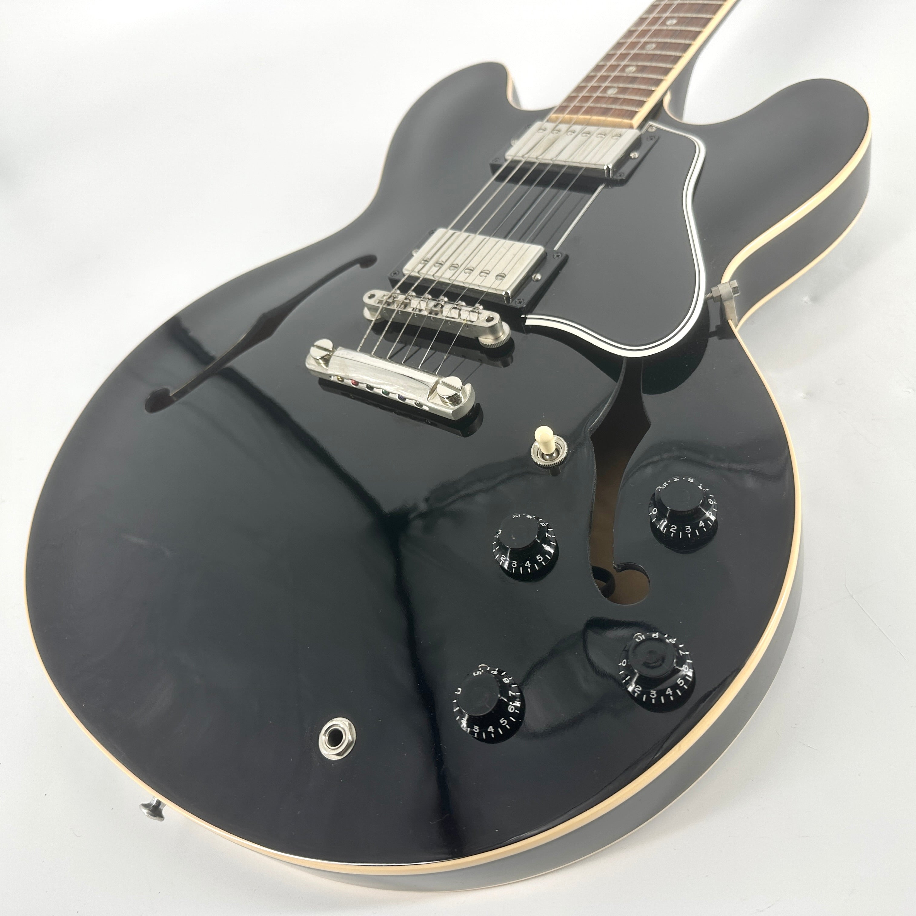 2008 Gibson Custom ES-335 - Ebony – Jordan Guitars