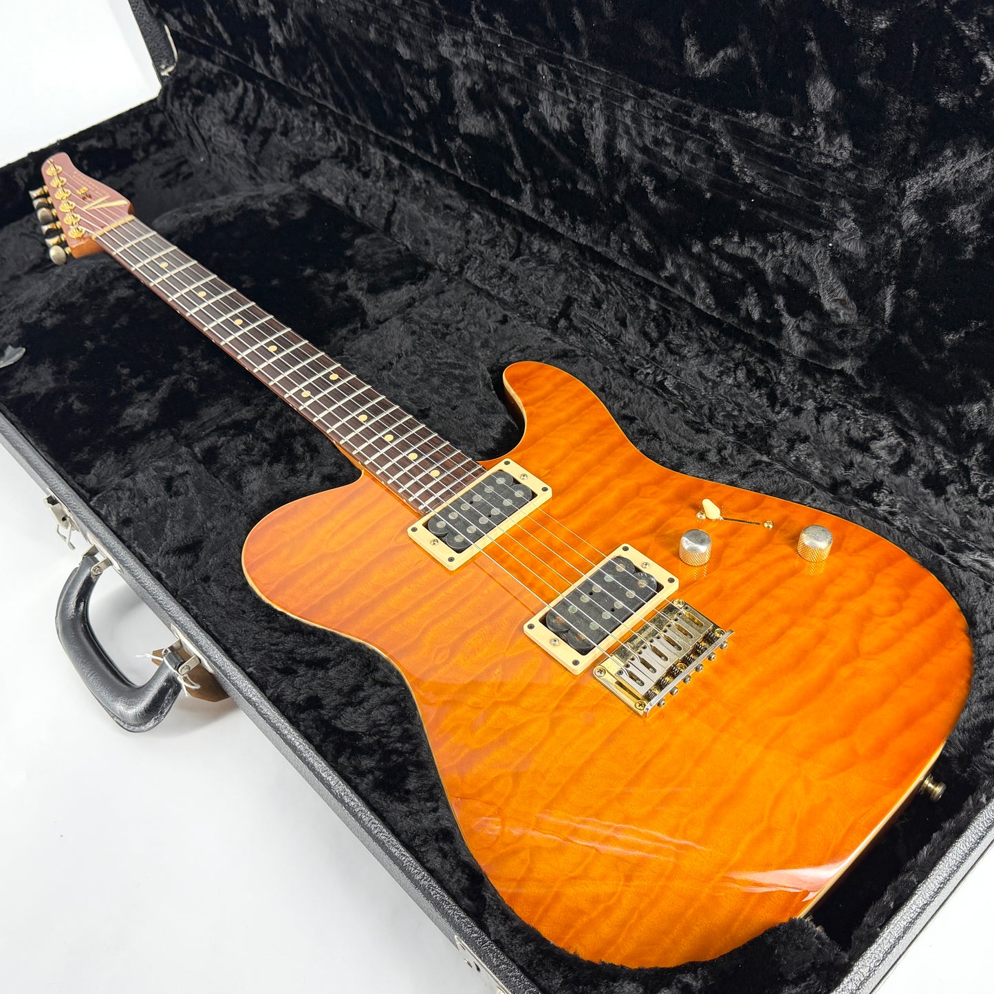 1999 Tom Anderson Cobra Quilt - Translucent Amber Burst