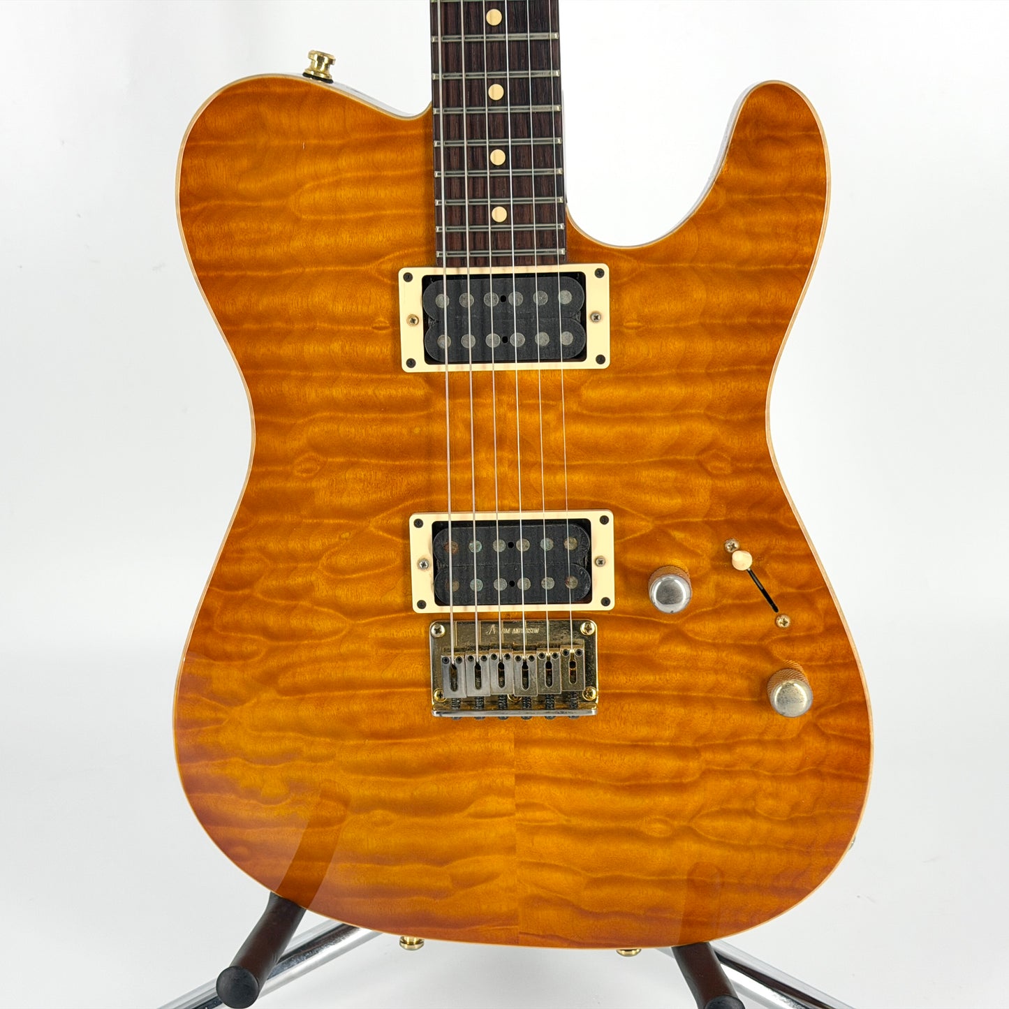 1999 Tom Anderson Cobra Quilt - Translucent Amber Burst