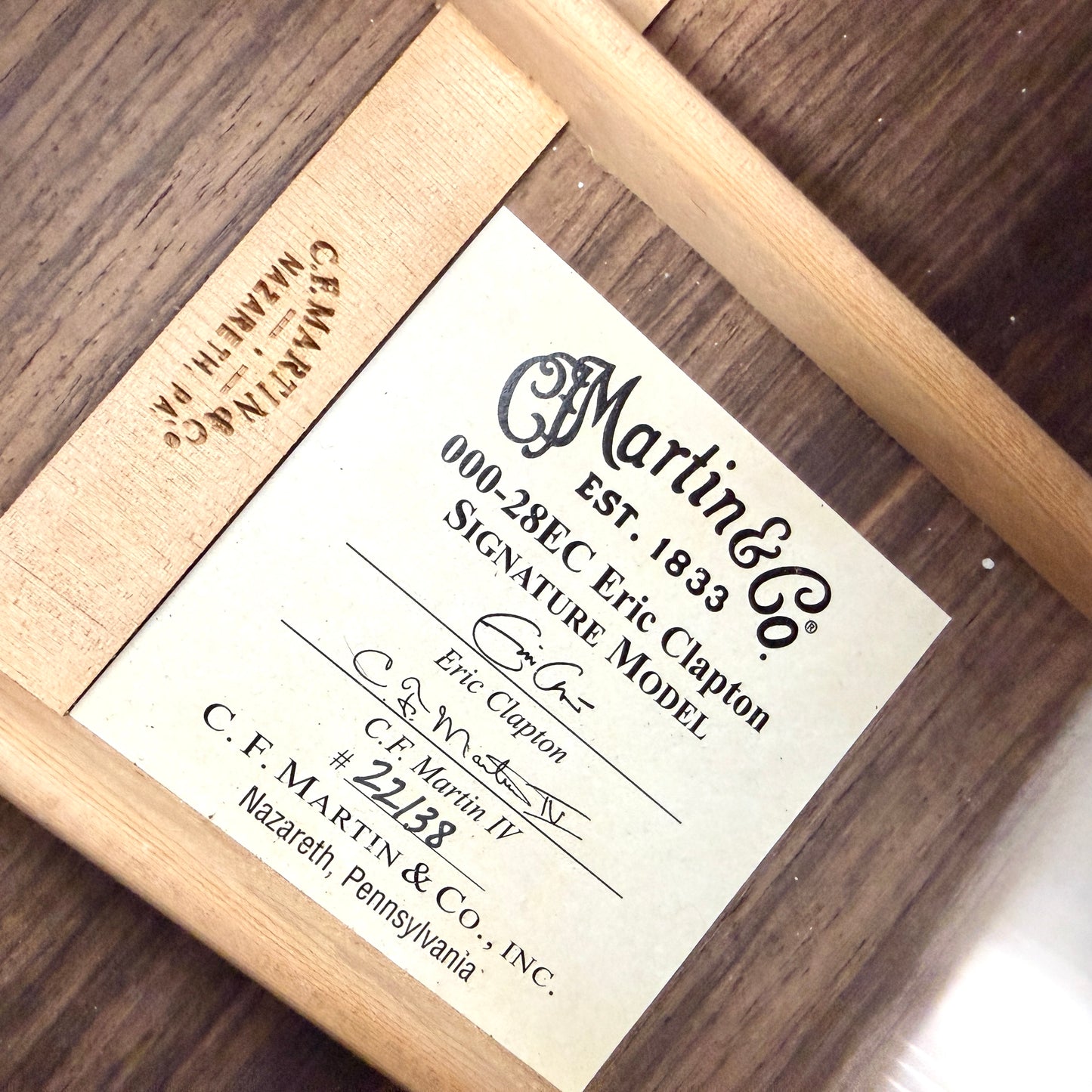 2016 Martin Eric Clapton 000-28EC - Natural