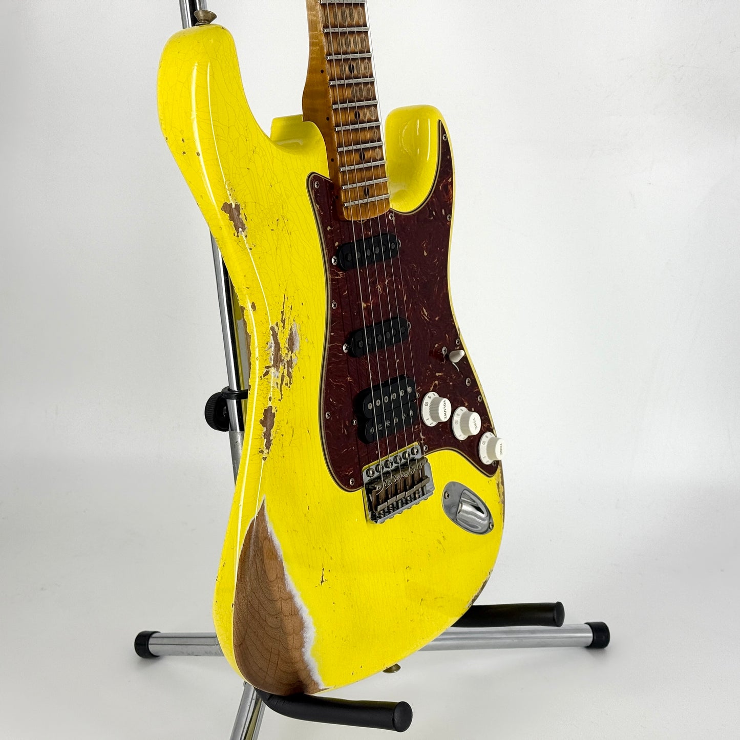 2024 Fender Custom Shop ’62 Stratocaster HSS Heavy Relic - Graffiti Yellow