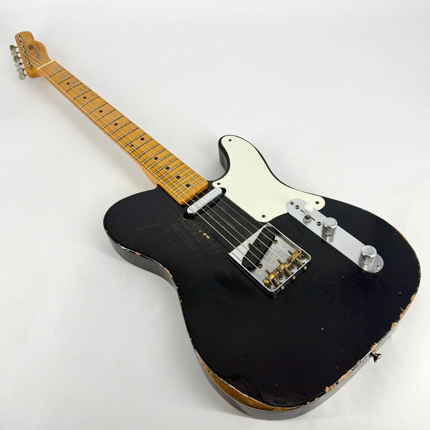 2019 Fender Custom Shop Limited Roasted Pine Double Esquire Relic – Black