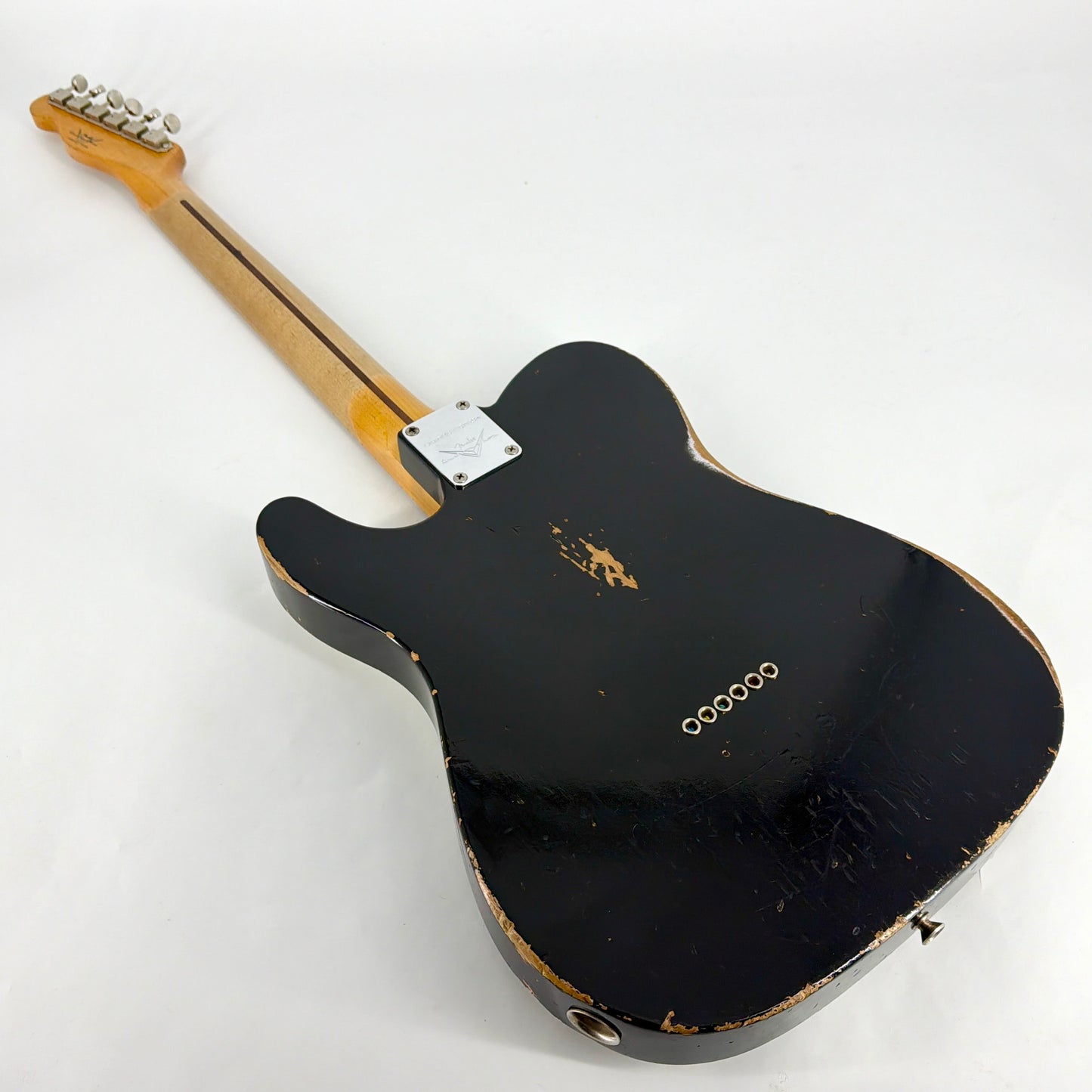 2019 Fender Custom Shop Limited Roasted Pine Double Esquire Relic – Black